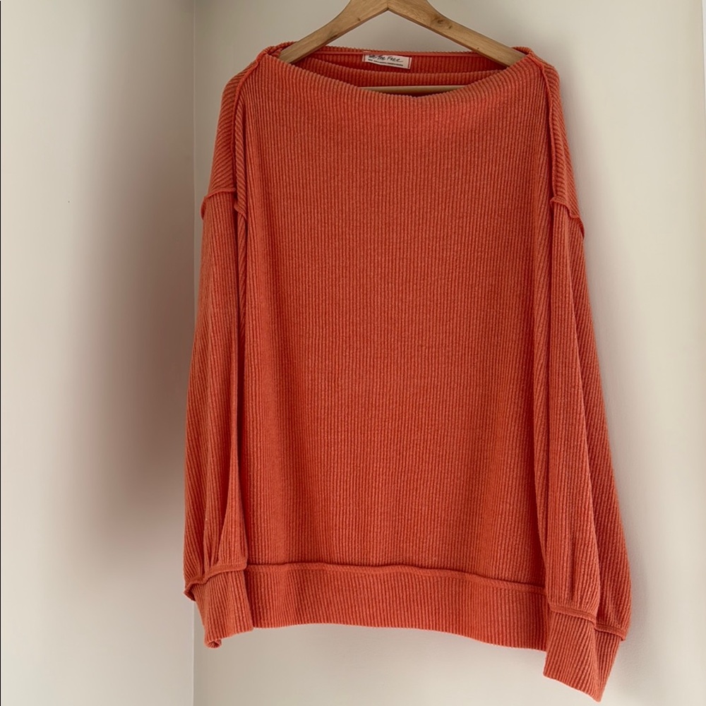 Women's Orange Sweater by Free People